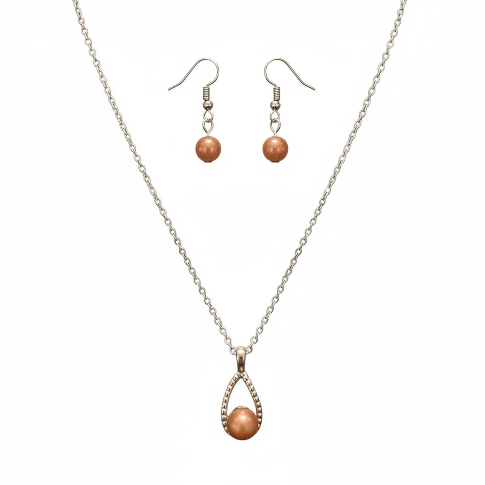 Elegant Pearl Jewelry Set